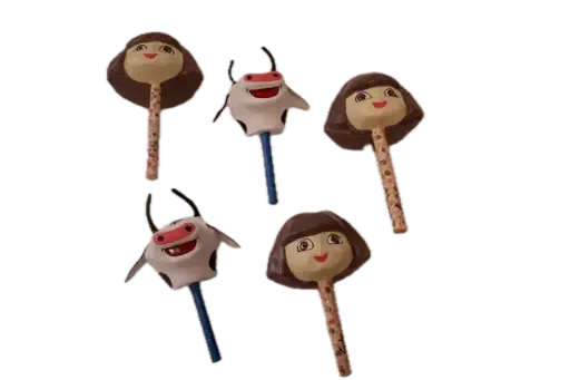 Maracas con rostro (Marugas de personajes)